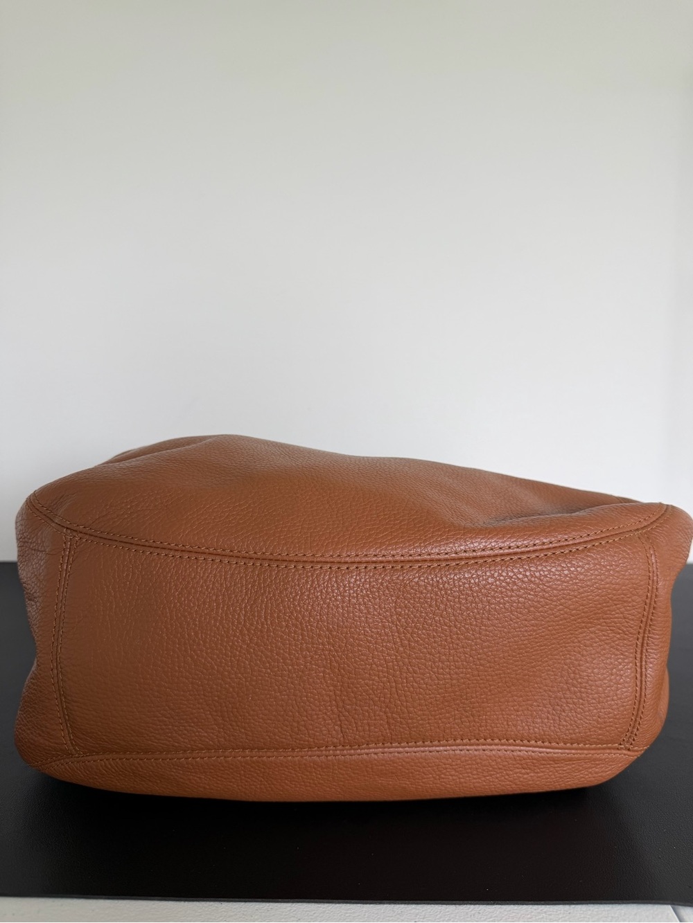 Michael Kors Leather Fulton Large Hobo Shoulder Bag Brown - Picture 7 of 10